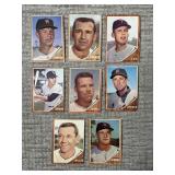 10x 1962 Topps Baseball Card Lot MLB