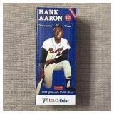 HANK AARON BOBBLEHEAD 2013 BRAVES 44 New In Box...