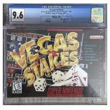 VEGAS STAKES Nintendo SNES 1998 SEALED CGC...