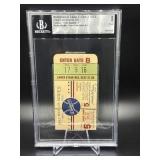 1953 World Series Ticket GAME 5 MICKEY MANTLE...