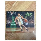 JAYSON TATUM SIGNED AUTOGRAPHED PHOTO W COA