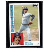 1984 Topps Rollie Fingers Baseball Card #495