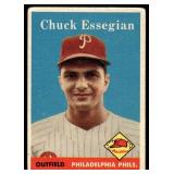 1958 Topps #460 Chuck Essegian Rookie Card 2