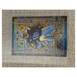 2025 Panini Justin Jefferson Jumbo Stained Glass