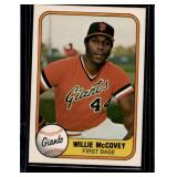 1981 Fleer #434 Willie McCovey Giants