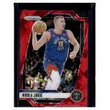 2024 Prizm Basketball Nikola Jokic Red Cracked Ice