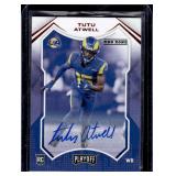 2021 Panini  Auto Tutu Atwell #219 Rookie