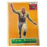 1956 Topps Tom Scott Football Card. #112...
