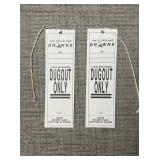 The Cleveland Browns NFL DUGOUT ONLY TICKET PASSES