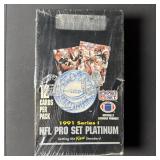 1991 Series 1 NFL Pro Set Platinum Sealed Box