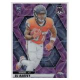 2025 Panini Mosaic Purple RJ Harvey Rookie...