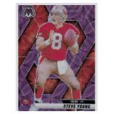 2025 Panini Mosaic Purple Steve Young San...