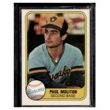 1981 Fleer #515 Paul Molitor HOF BREWERS