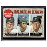 1968 Topps #2 American League 1967 Batting Leaders