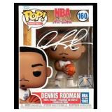 Dennis Rodman Signed Auto Funko Pop #160 NBA...