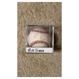 BILL SIMAS SIGNED OFFICIAL MLB BASEBALL