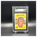1959 Topps - #50 Willie Mays SGC 1