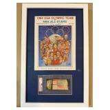 1984 Michael Jordan Signed USA Olympic Team vs....