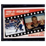 1991-92 Score #412 Brett Hull