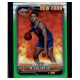 2025 Topps Chrome KEVIN McCULLAR JR GREEN TOPPS