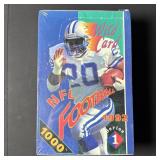 1992 Wild Card Series 1 Football Box Factory...