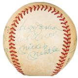 1984-86 500 Home Run Club Multi-Signed Baseball...