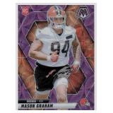 2025 Panini Mosaic Purple Mason Graham Rookie...