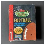 1993 Topps Stadium Club Football Series 1 Box...