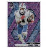 2025 Panini Mosaic Purple James Cook Buffalo...