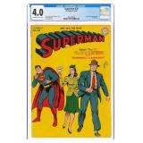 Superman #30 CGC 4.0 DC 1944 - 1st Appearance...