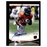 2012 Topps Prime Rookie Auto 72/99 Ronnie Hillman