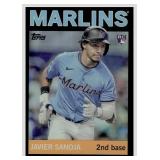 2025 Topps Archives Javier Sanoja Rookie Miami...