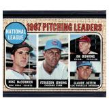 1968 Topps 1967 Pitching Leaders NL #9