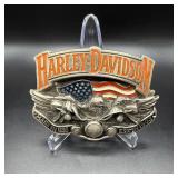Vintage 1991 Harley Davidson Belt Buckle Baron...
