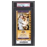2010 NBA Finals Kobe Bryant Ticket PSA
