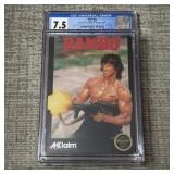Rambo (Nintendo NES) CIB GRADED CGC 7.5