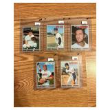 5x 1970 Topps Baseball Cards VINTAGE Nice-5