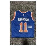 Jalen Brunson Signed Knicks Jersey with COA