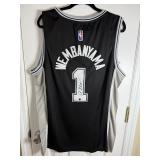 Victor Wembanyama Signed Spurs Jersey COA