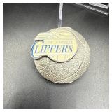 1992 Vintage Los Angeles Clippers Belt Buckle...