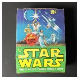 1977 STAR WARS Series 4 EMPTY WAX PACK CARD BOX...