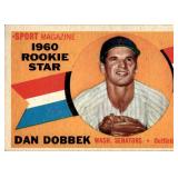 1960 Topps #123 Dan Dobbek Rookie Star