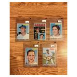 5x 1970 Topps Baseball Cards VINTAGE Nice-4