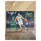 JAYSON TATUM SIGNED AUTOGRAPHED PHOTO W COA