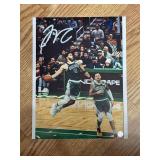 Jayson Tatum Autographed Photo With COA