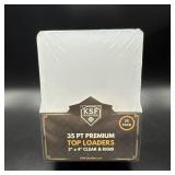 3' X 4' KSF PREMIUM Top Loaders 35pt Pack of 25...