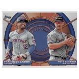 2025 Topps Dynamic Duos Francisco Lindor / Pete...