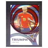 2025 Futera Platinum Lamine Yamal Triumph #/3