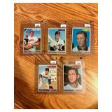 5x 1970 Topps Baseball Cards VINTAGE Nice-10