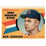 1960 Topps #135 Ken Johnson Kansas City Athletics